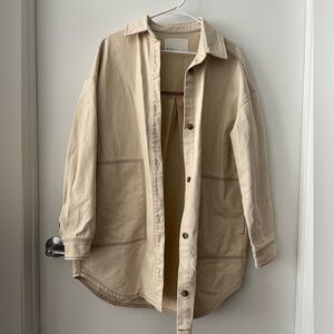 Oak + Fort Beige Shirt Jacket